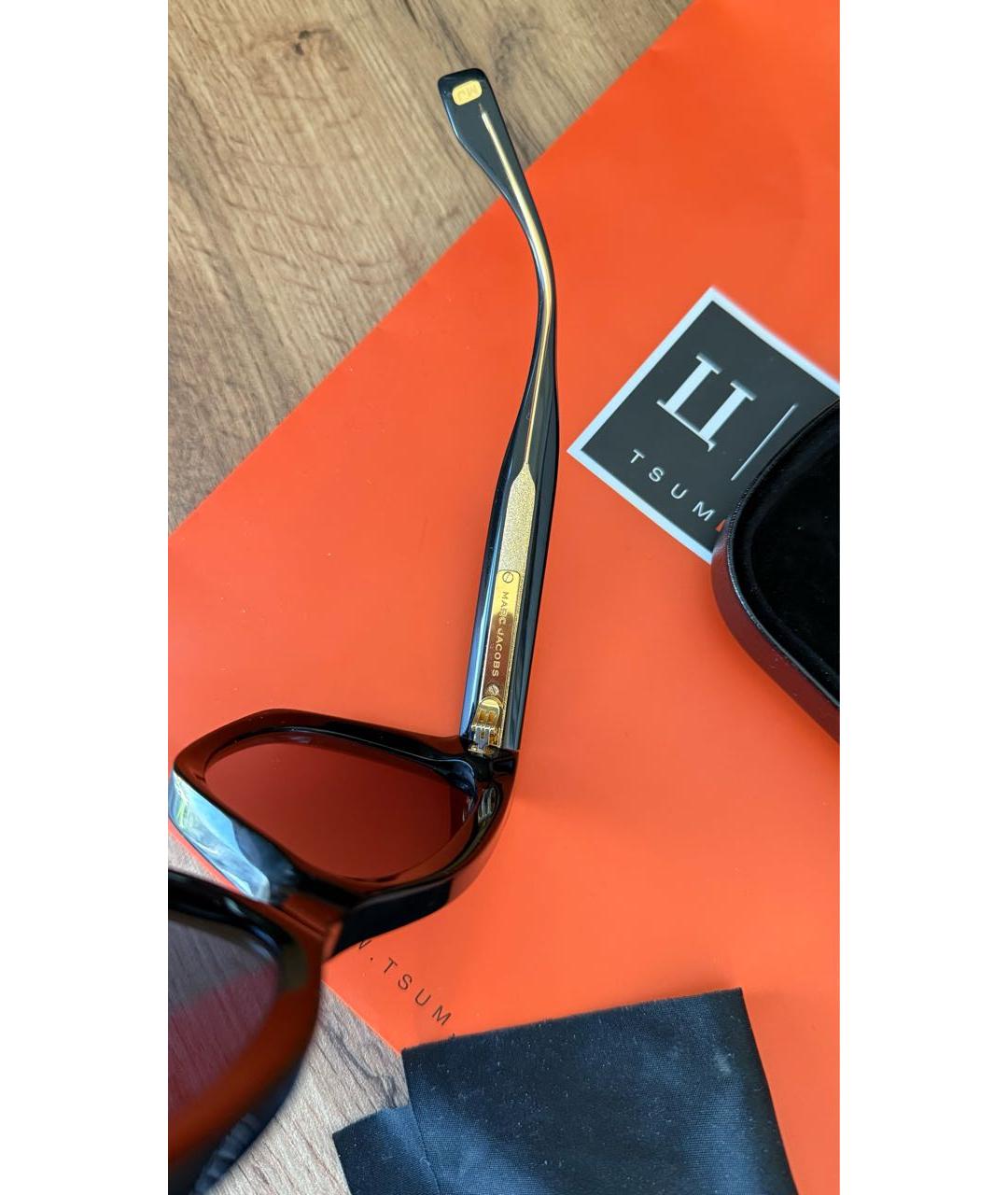 MARC JACOBS Черные пластиковые солнцезащитные очки, фото 6