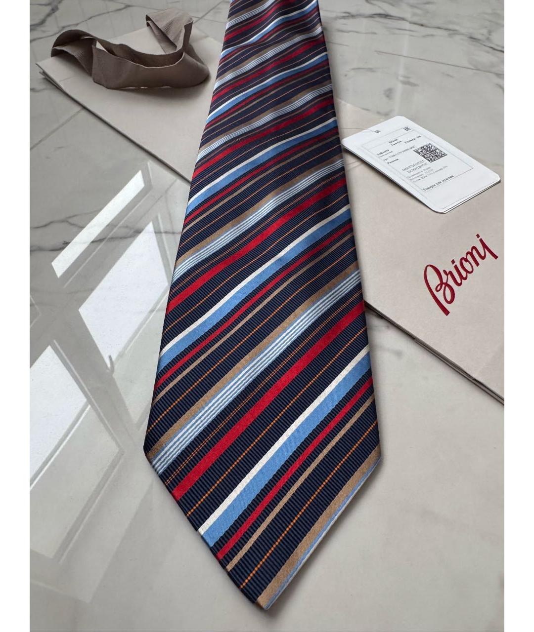 BRIONI Мульти шелковый галстук, фото 4