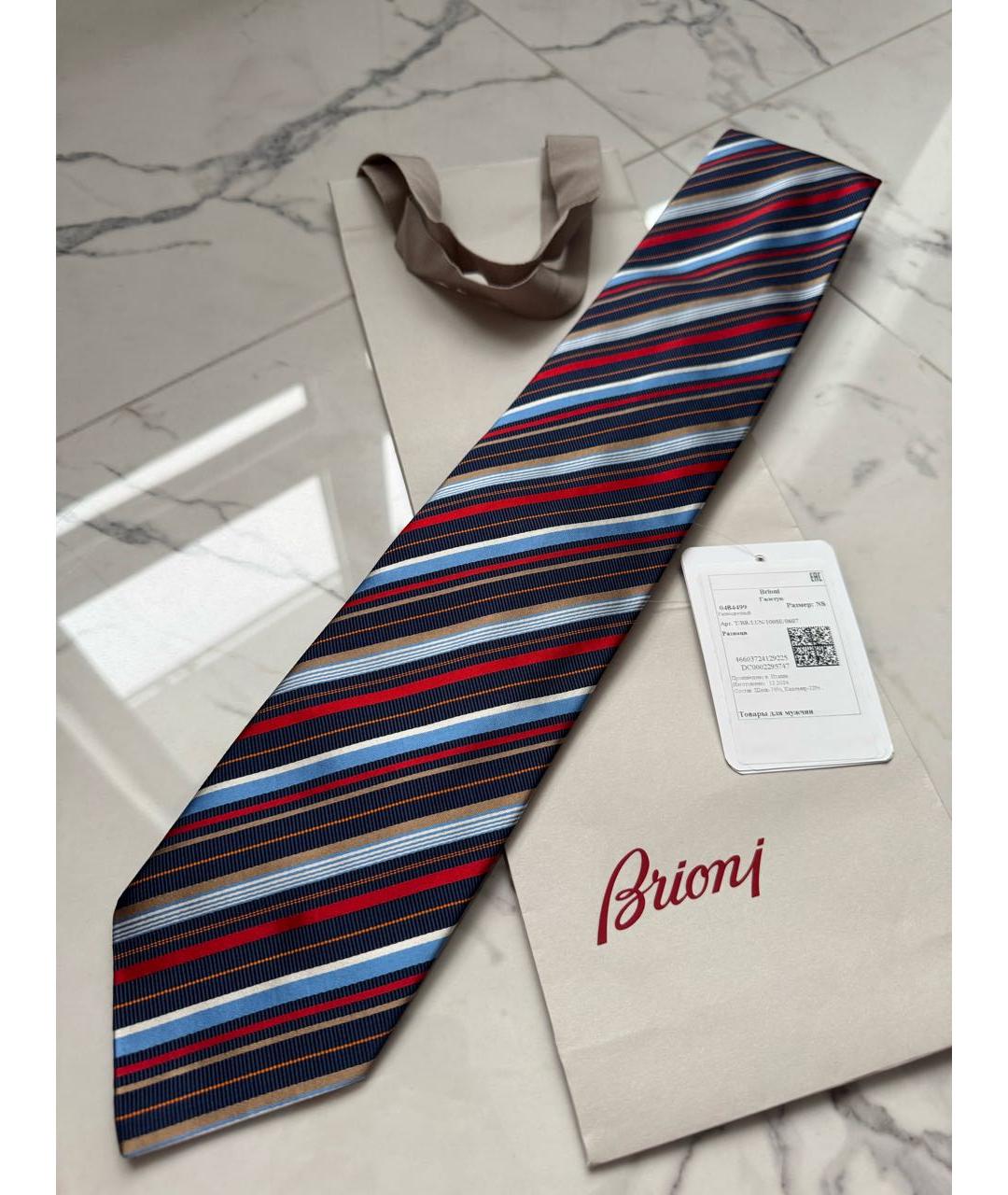 BRIONI Мульти шелковый галстук, фото 5