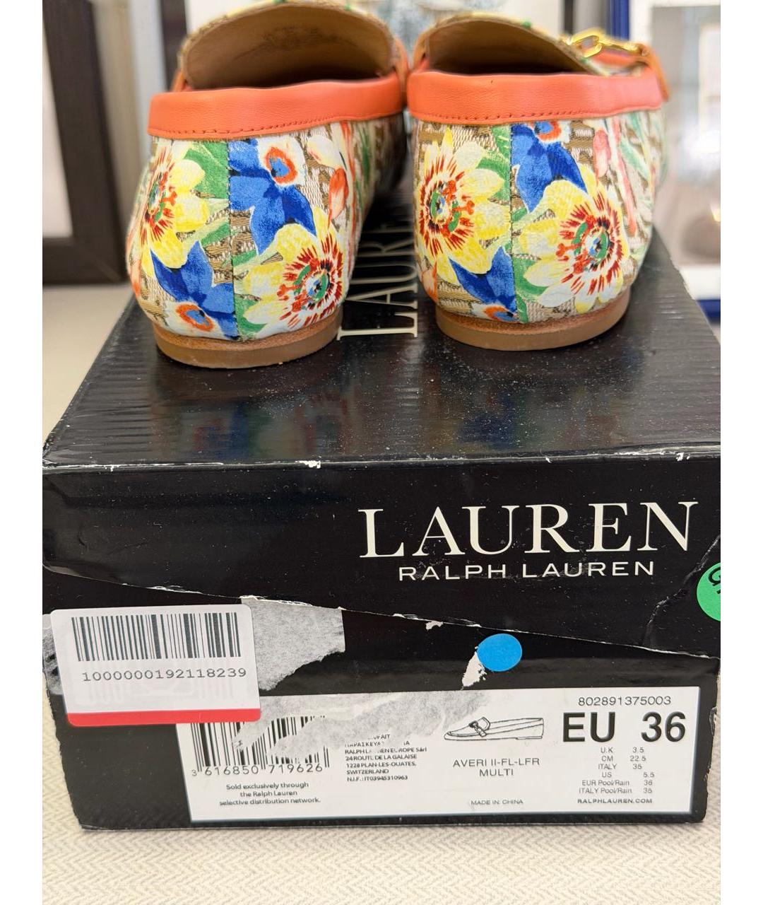 RALPH LAUREN Мульти мокасины, фото 5