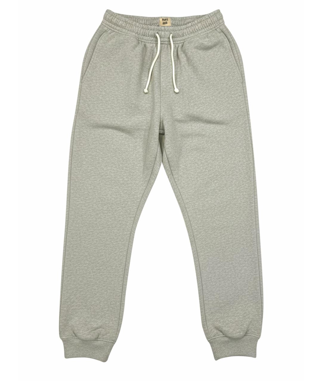 PLANTA ROSA Серые хлопковые спортивные брюки и шорты, фото 1