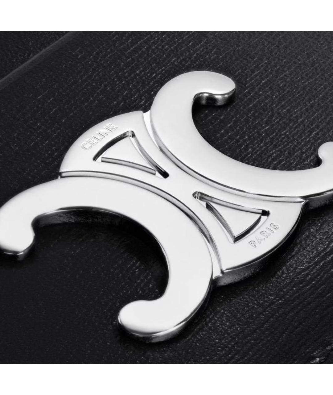 CELINE Черный кожаный кардхолдер, фото 4