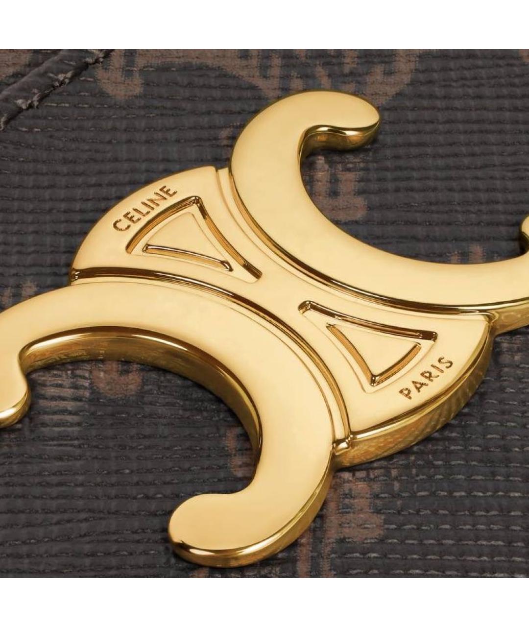 CELINE Коричневый кардхолдер, фото 4