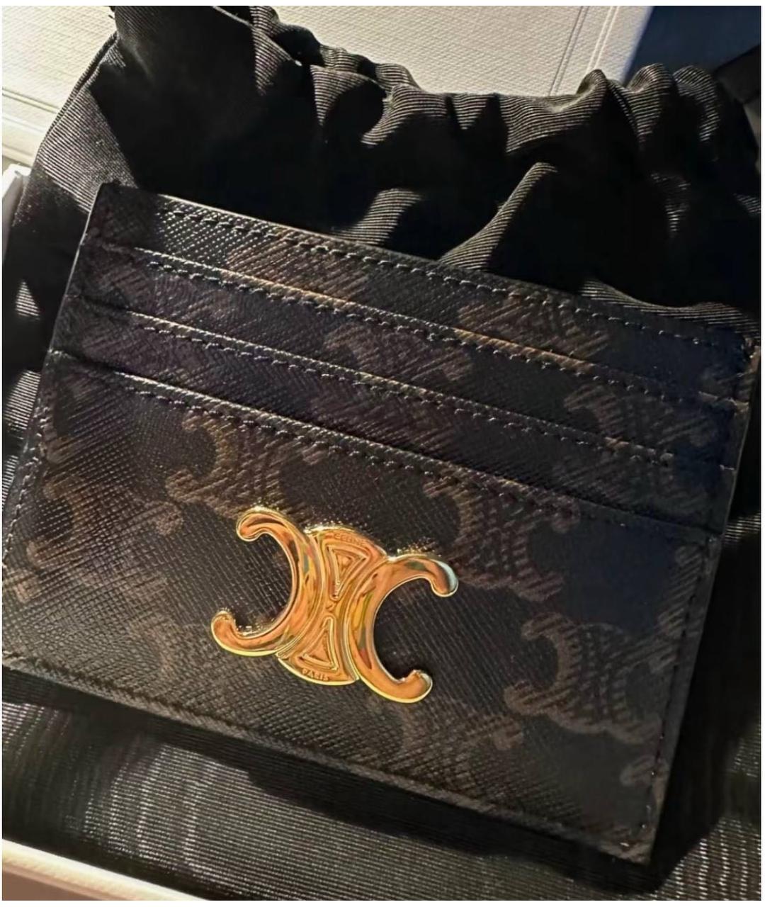 CELINE Коричневый кардхолдер, фото 5