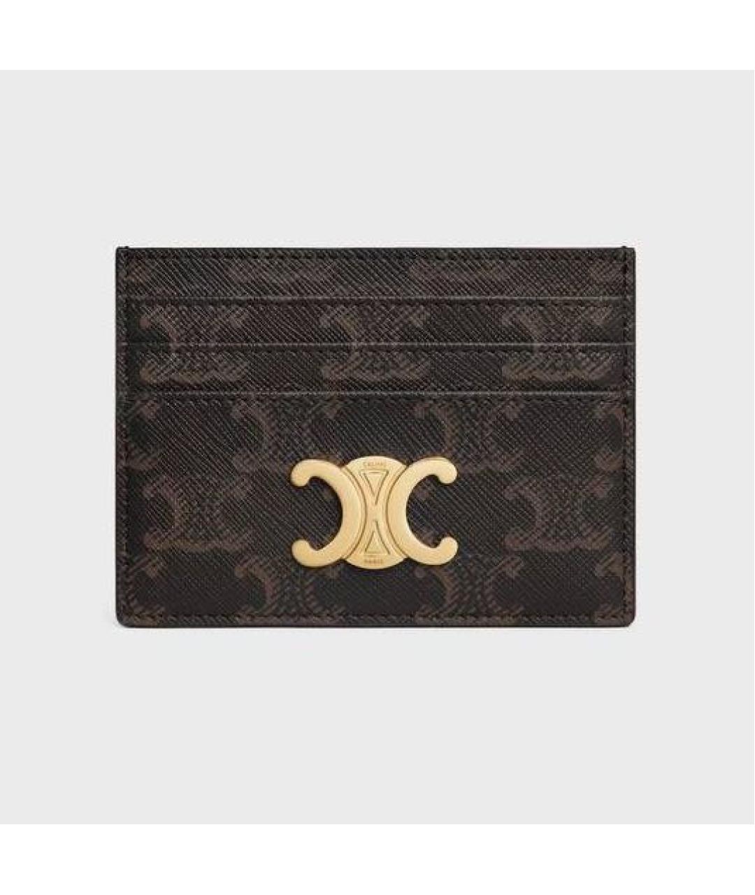 CELINE Коричневый кардхолдер, фото 6