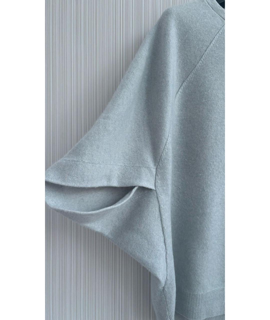 BRUNELLO CUCINELLI Голубой кашемировый джемпер / свитер, фото 3