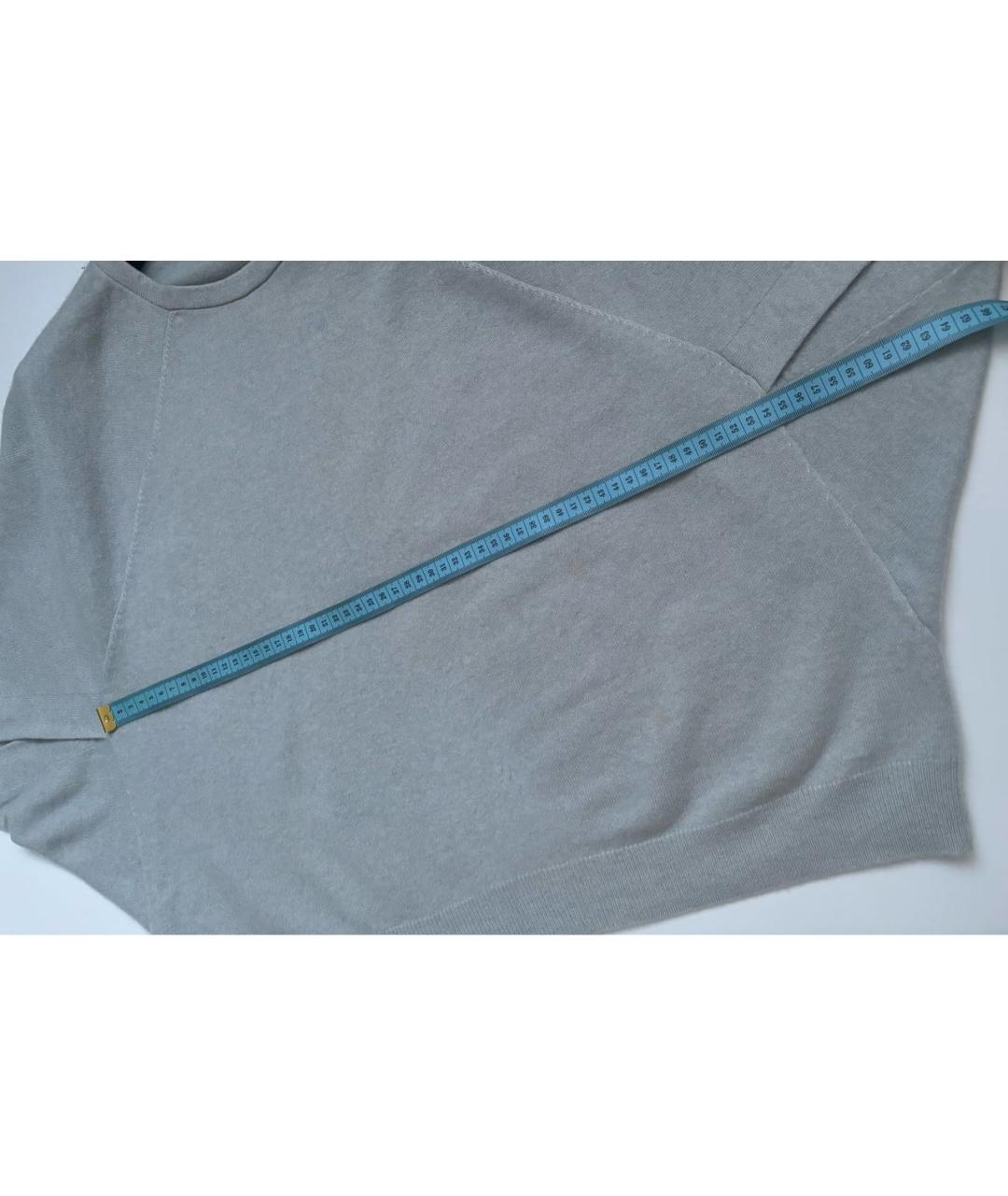 BRUNELLO CUCINELLI Голубой кашемировый джемпер / свитер, фото 7