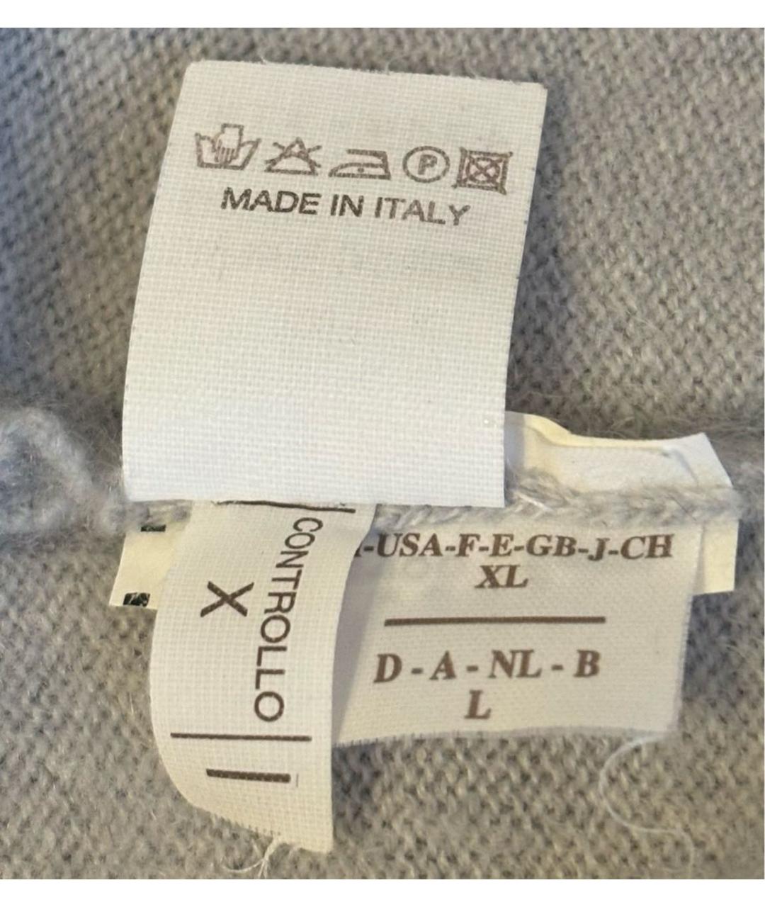 BRUNELLO CUCINELLI Голубой кашемировый джемпер / свитер, фото 6