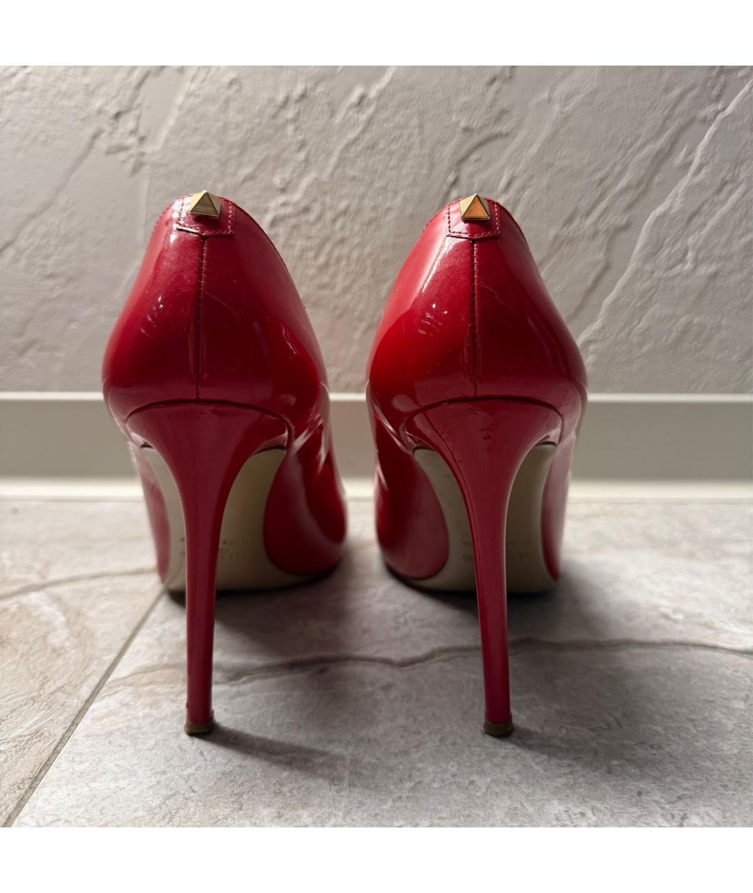 VALENTINO Красные туфли из лакированной кожи, фото 4