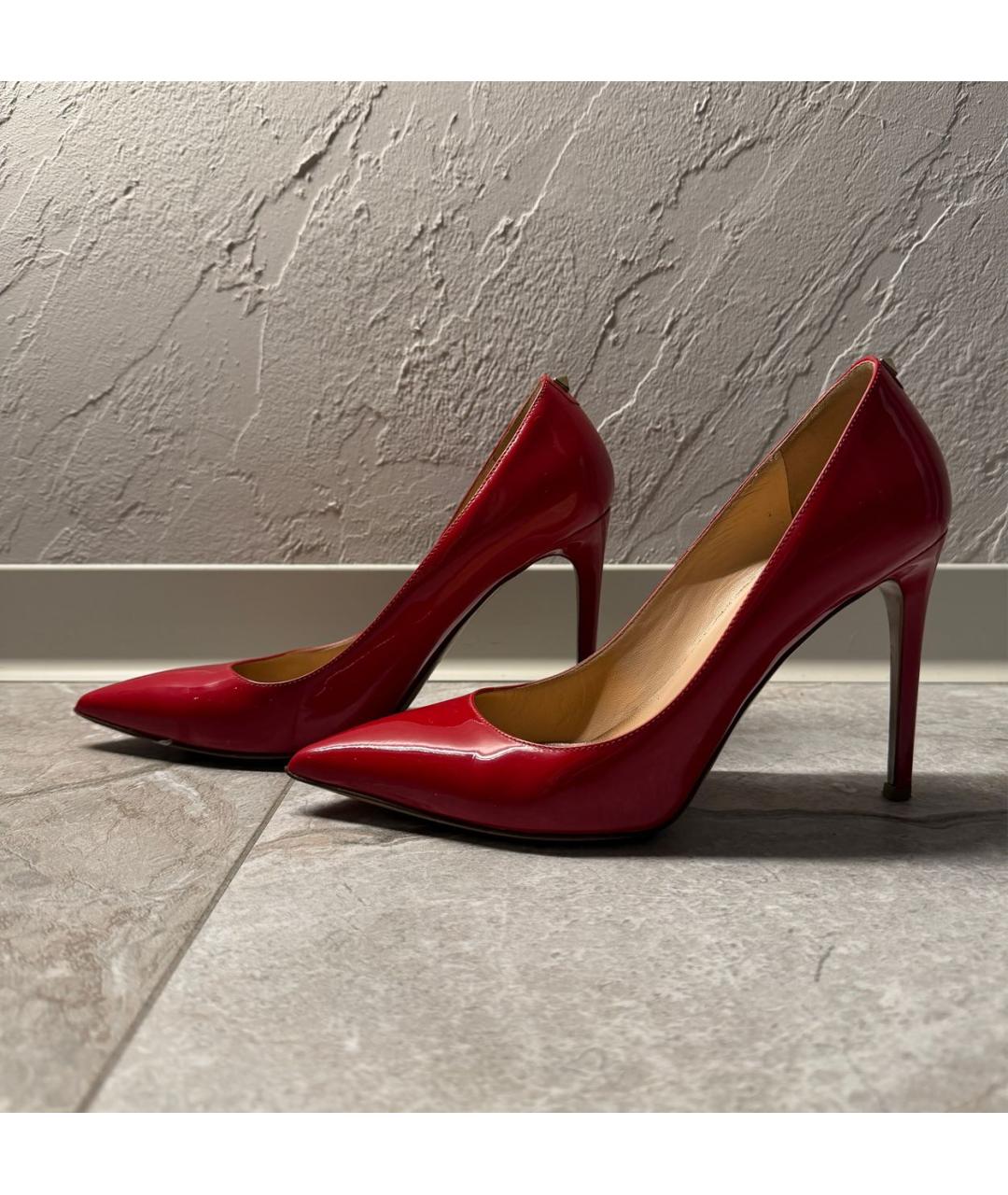 VALENTINO Красные туфли из лакированной кожи, фото 6