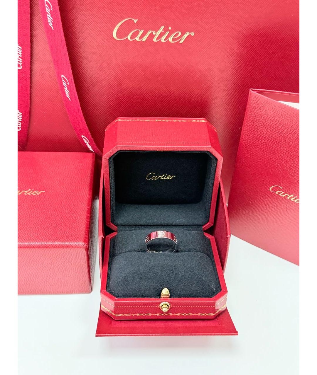 CARTIER Белое кольцо из белого золота, фото 3