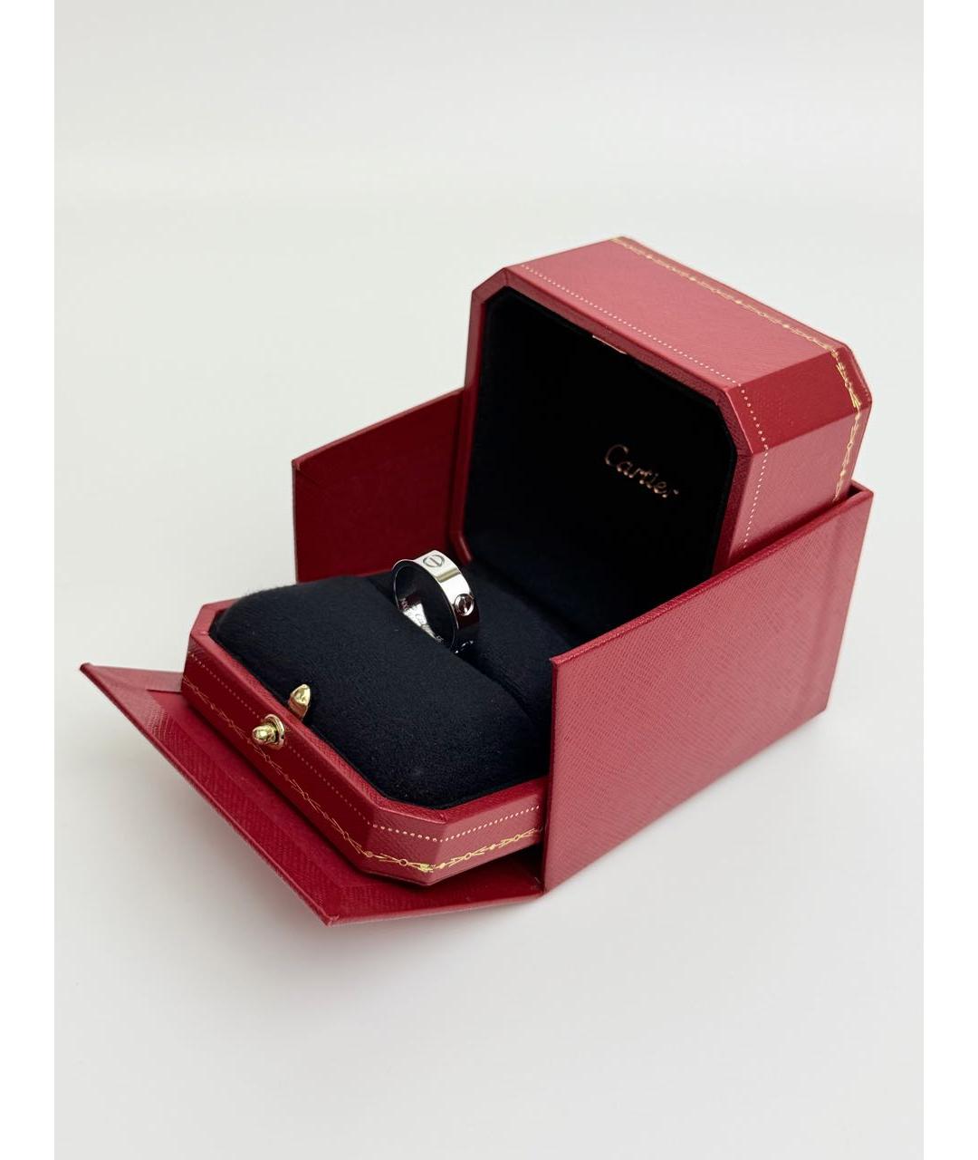 CARTIER Белое кольцо из белого золота, фото 4