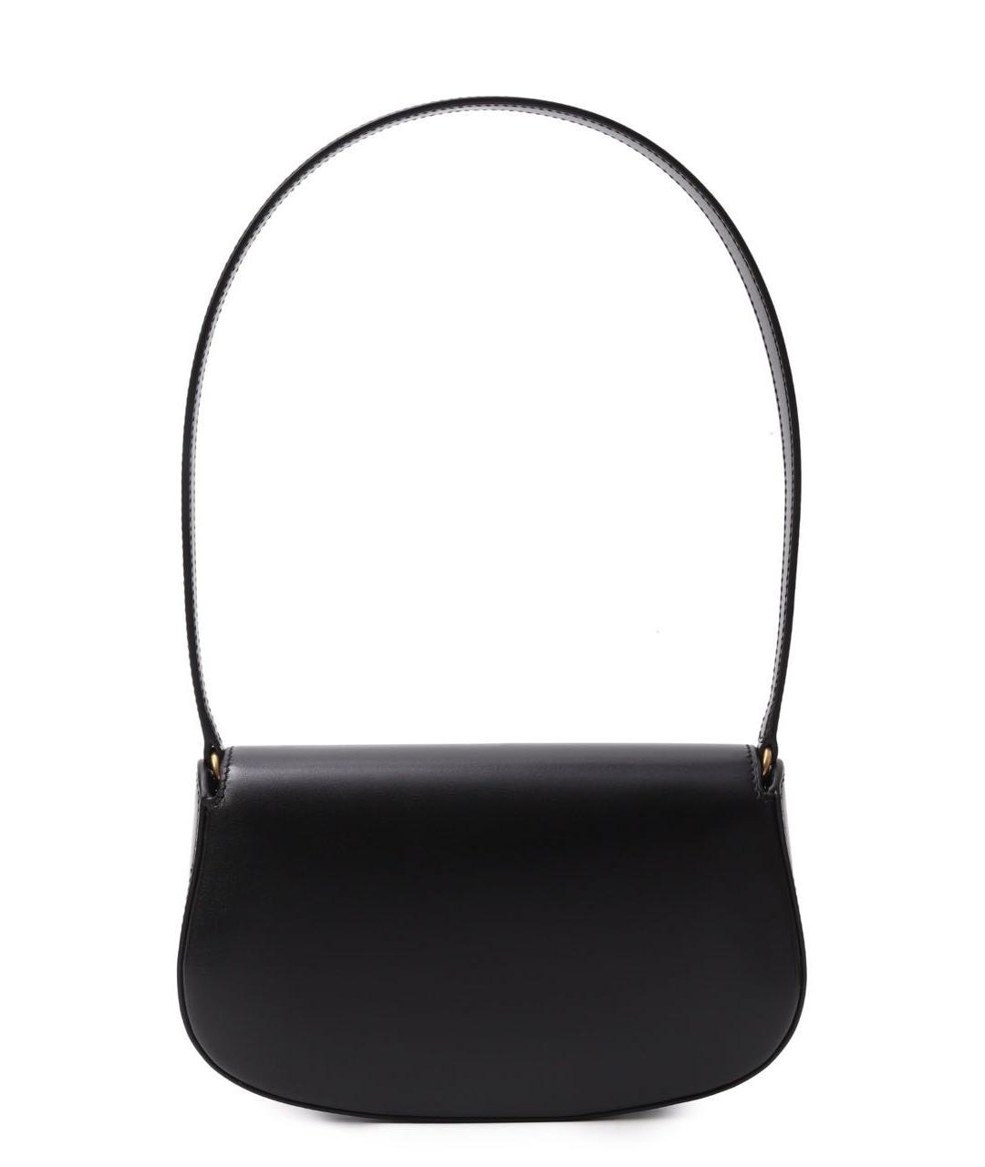 SAINT LAURENT Черная кожаная сумка через плечо, фото 5