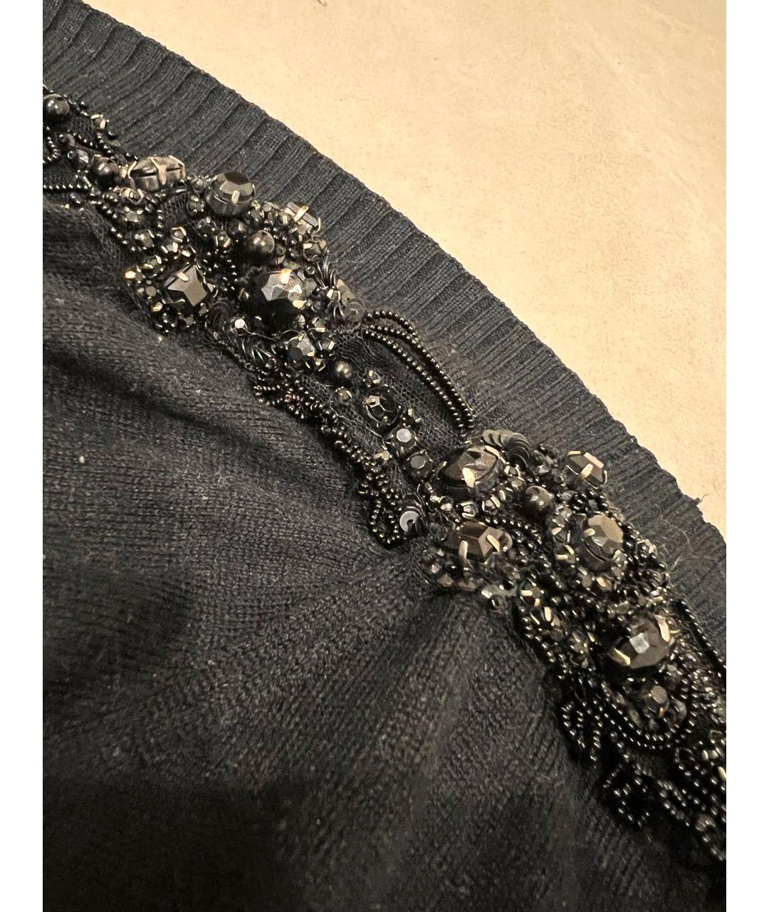 ICEBERG Черный шелковый кардиган, фото 4