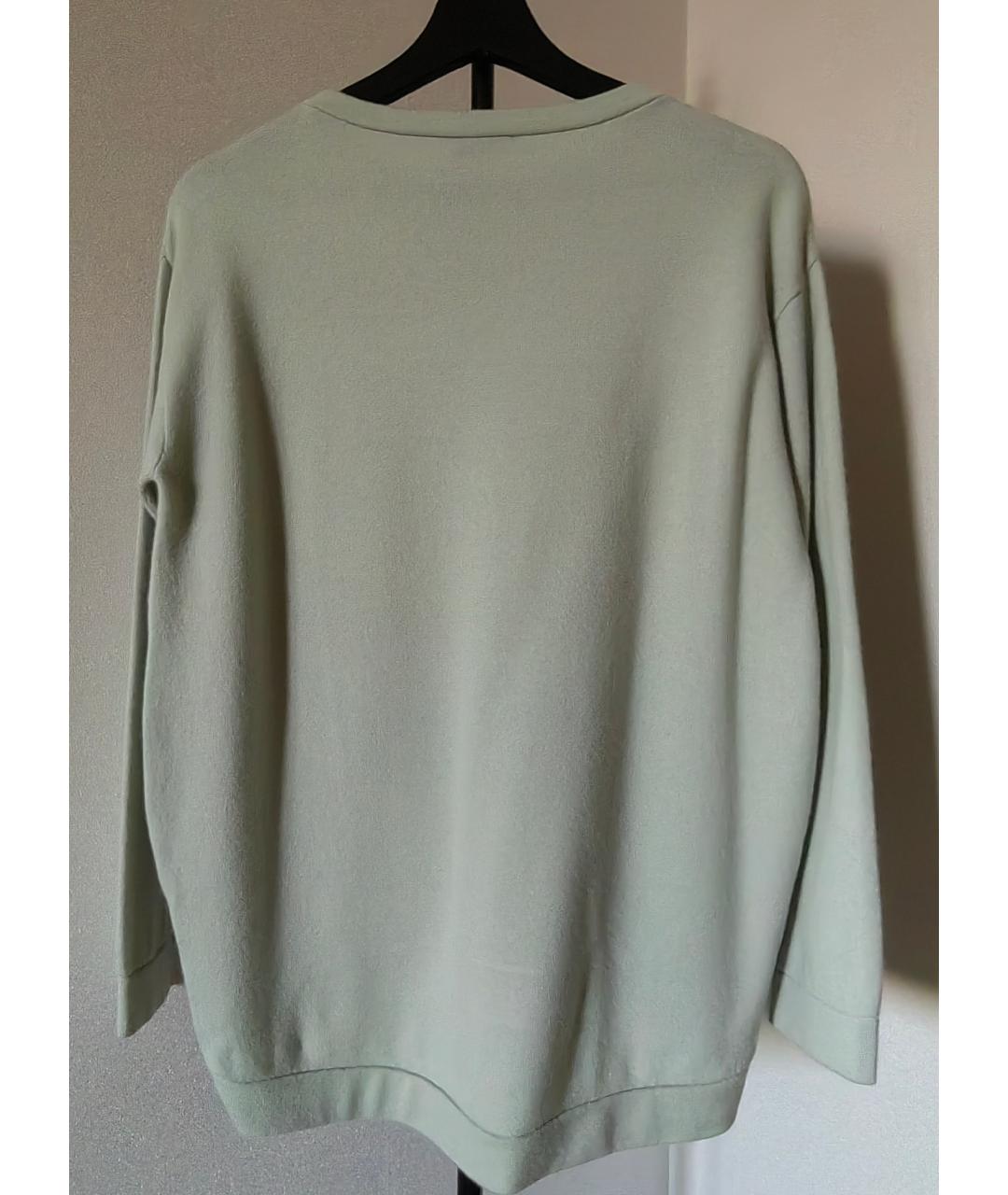 BRUNELLO CUCINELLI Зеленый кашемировый джемпер / свитер, фото 2