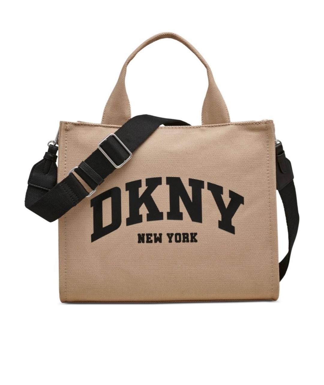 DKNY Бежевая сумка тоут, фото 8