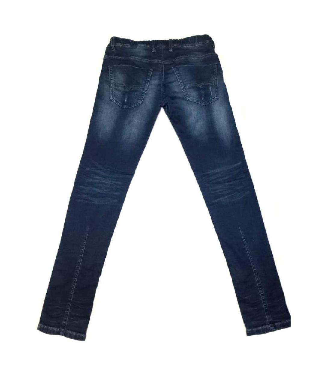 DIESEL Синие хлопковые джинсы слим, фото 2