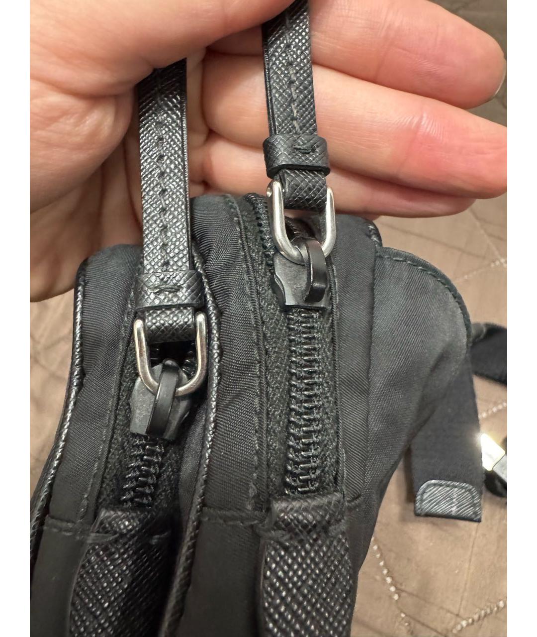 PRADA Черная поясная сумка, фото 8
