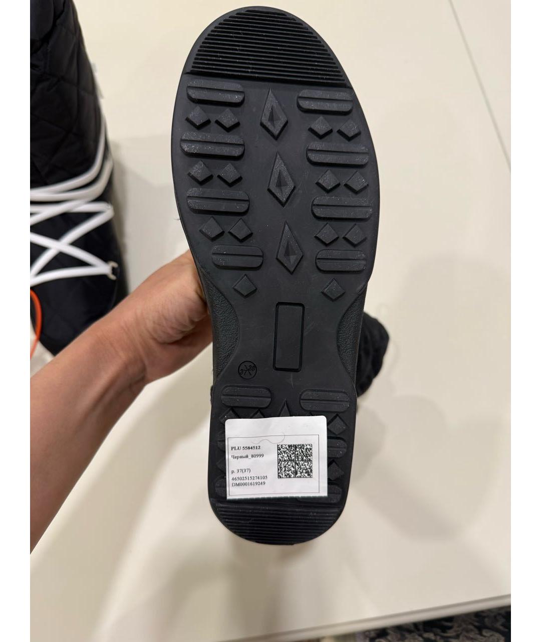 DOLCE&GABBANA Черные неопреновые сапоги, фото 3