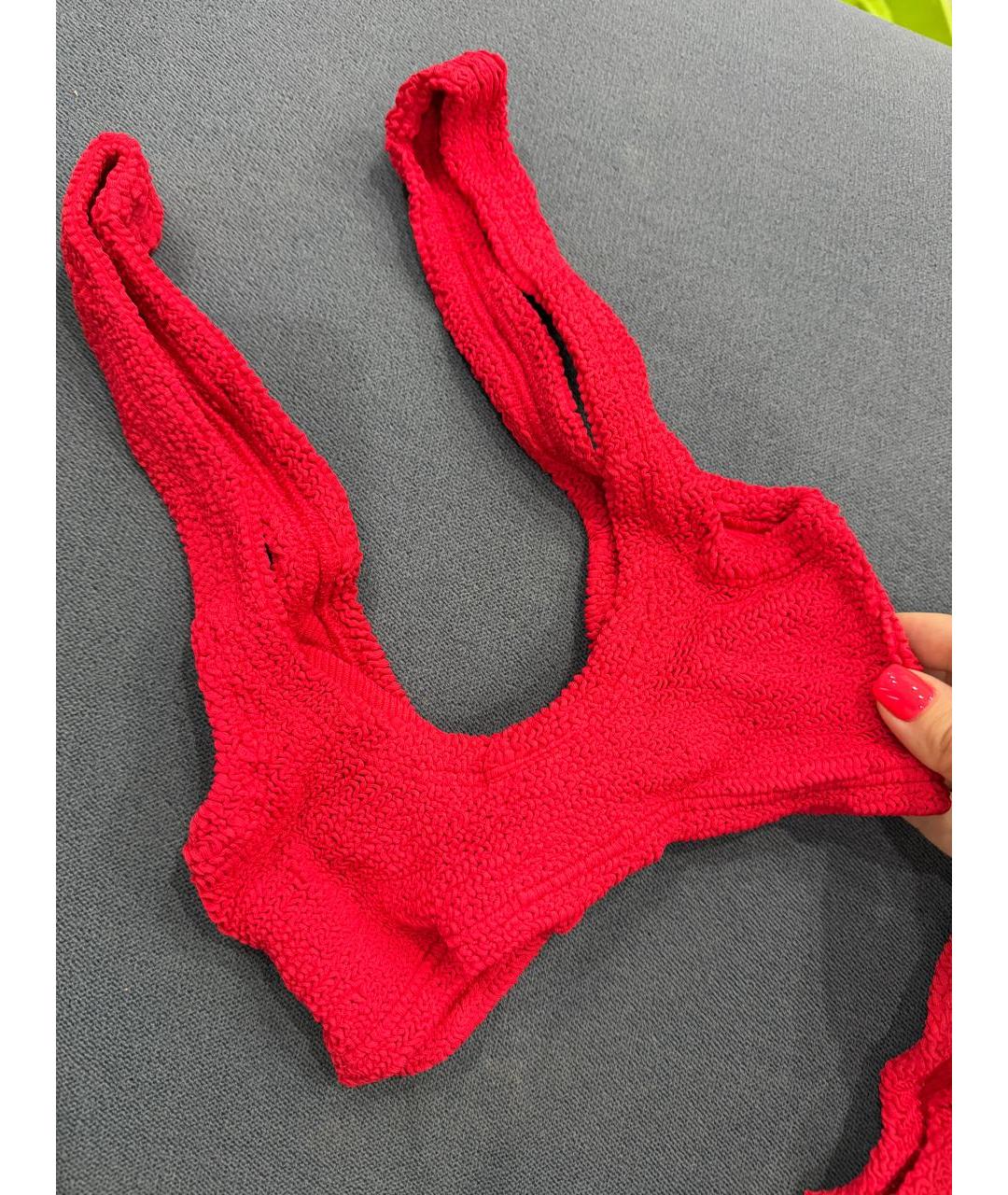 HUNZA G Красный купальник, фото 8