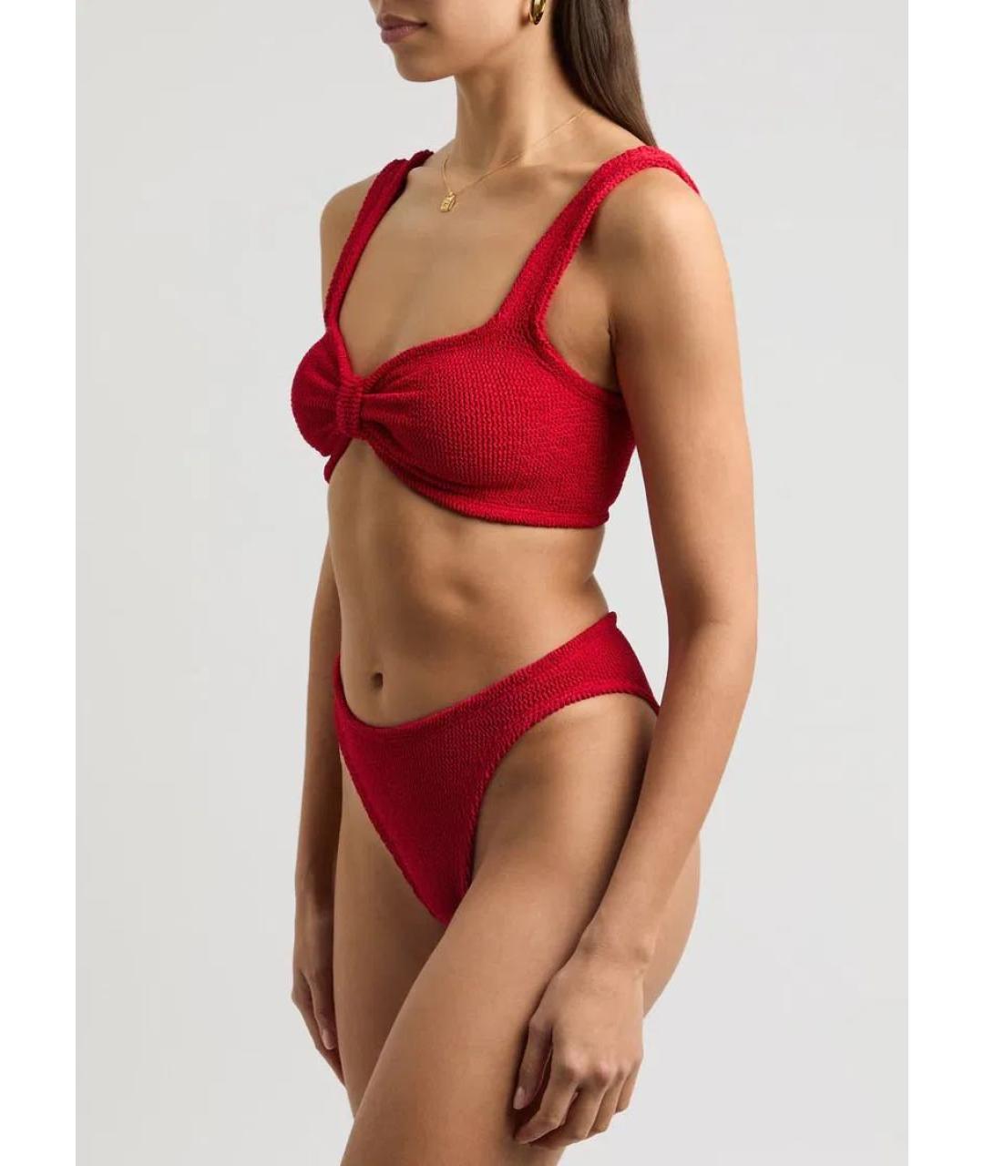 HUNZA G Красный купальник, фото 2