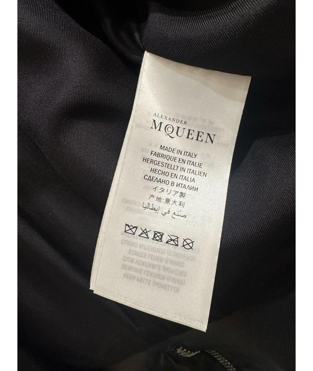 ALEXANDER MCQUEEN Черная кожаная куртка, фото 5