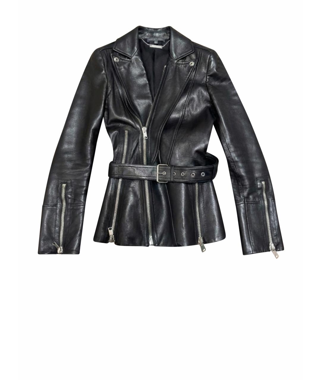 ALEXANDER MCQUEEN Черная кожаная куртка, фото 1