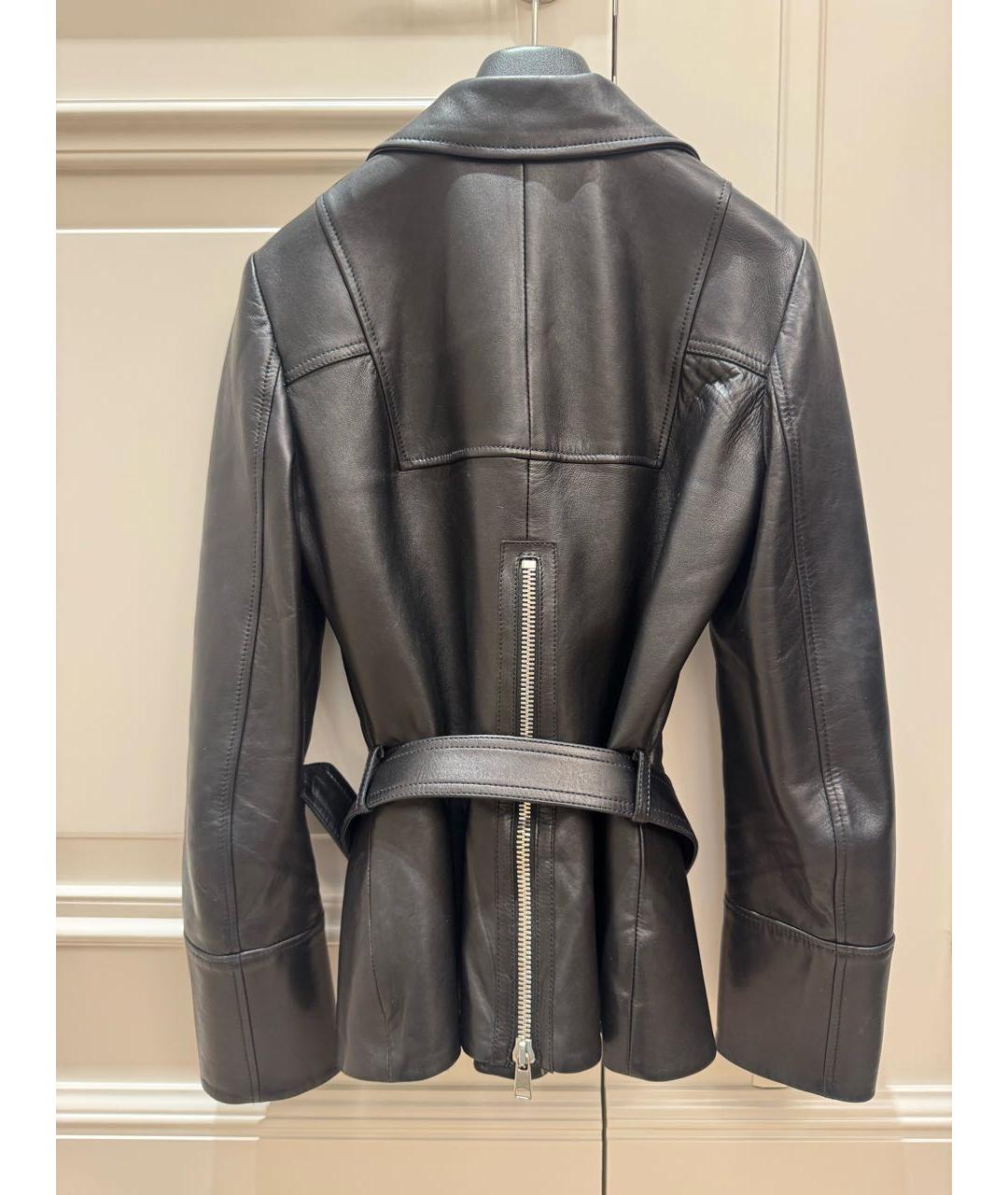 ALEXANDER MCQUEEN Черная кожаная куртка, фото 2