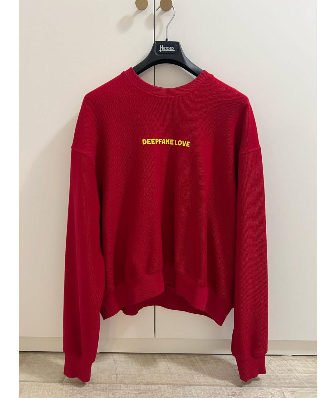 404NOTFOUND Красный хлопковый джемпер / свитер, фото 9