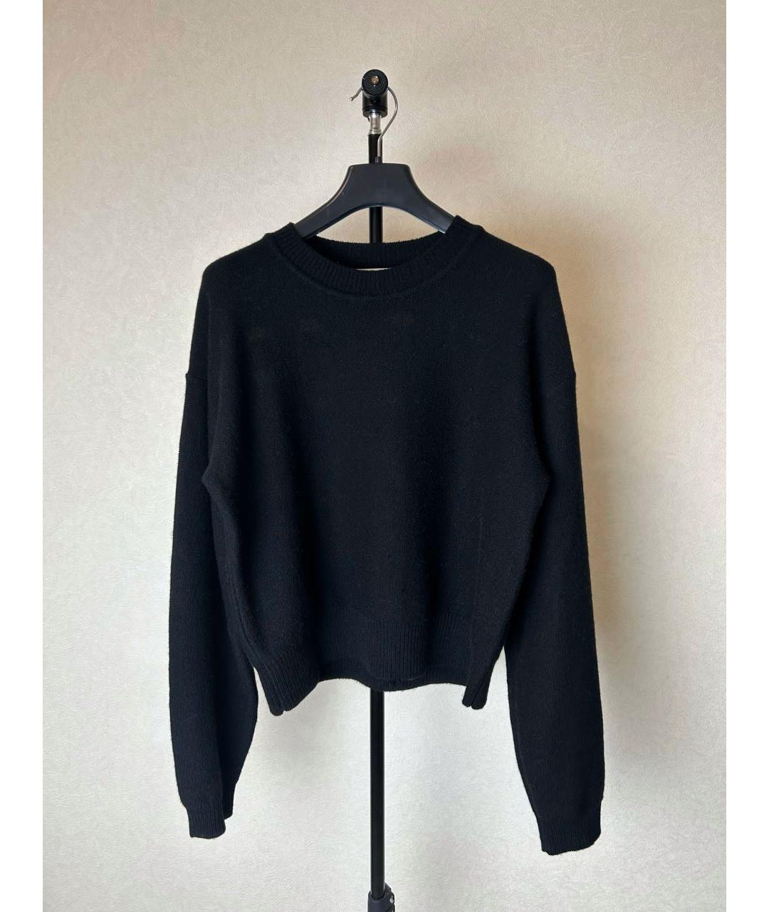 CHRISTIAN DIOR Черный кашемировый джемпер / свитер, фото 2