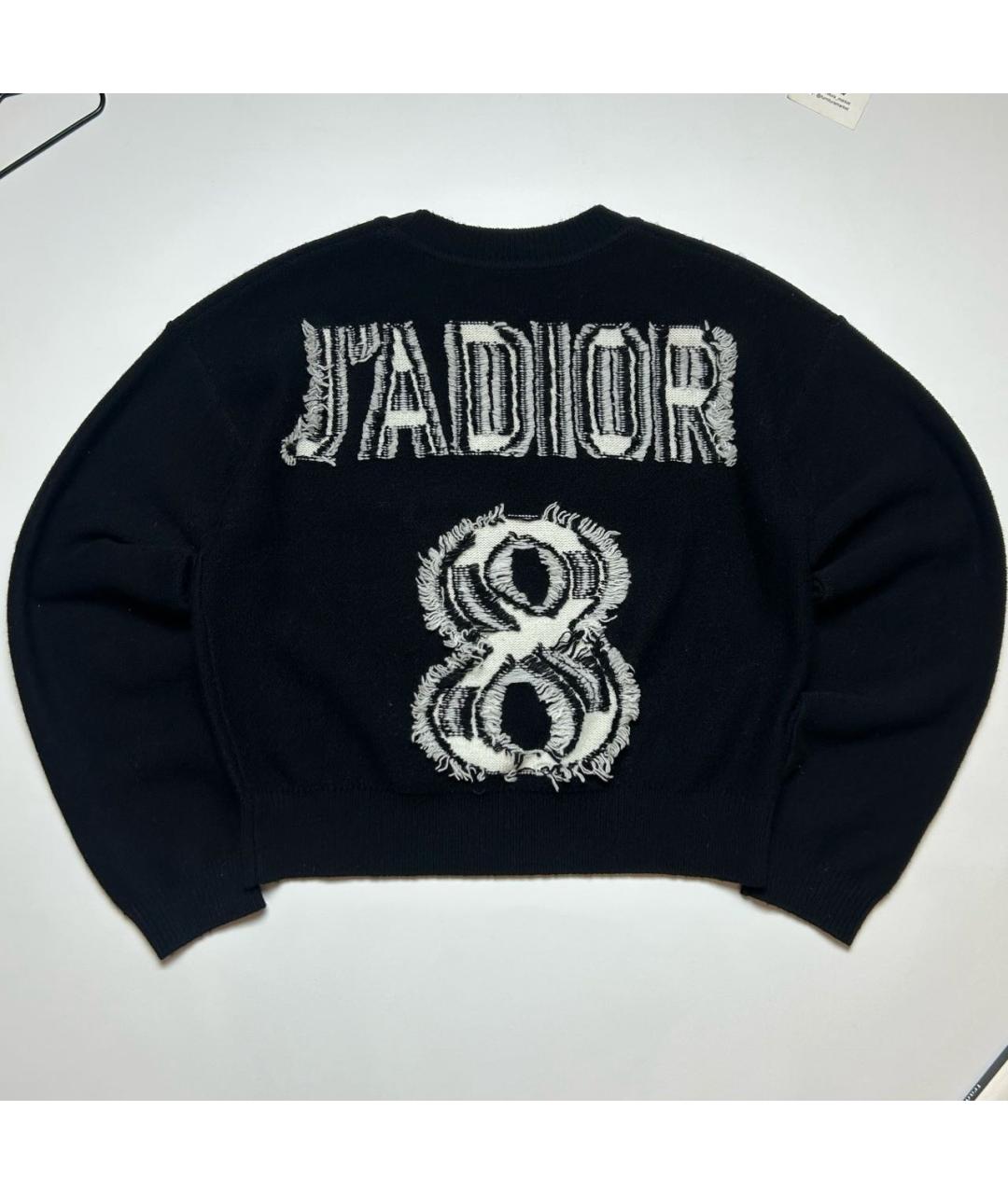 CHRISTIAN DIOR Черный кашемировый джемпер / свитер, фото 4