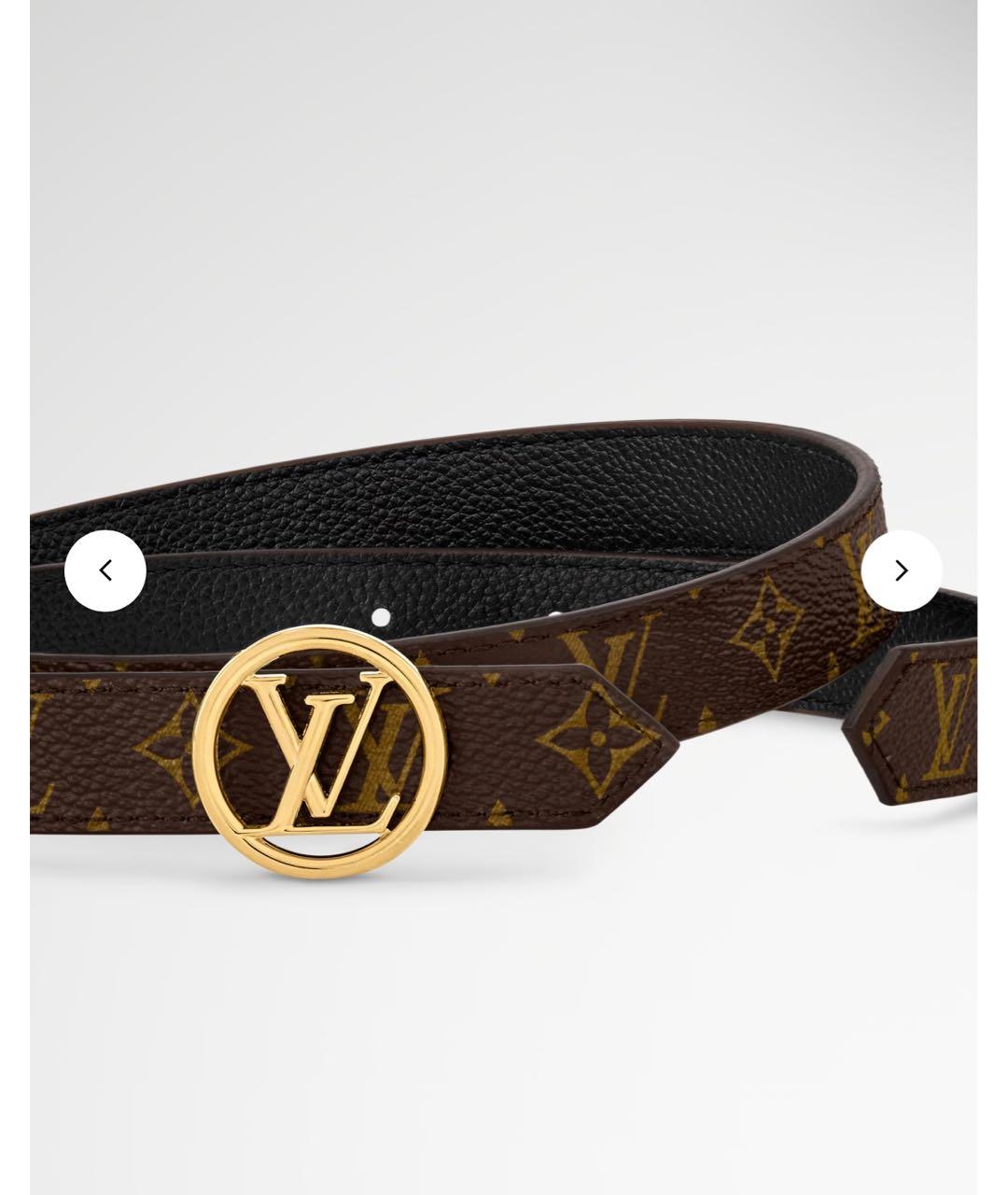 LOUIS VUITTON Коричневый ремень, фото 3