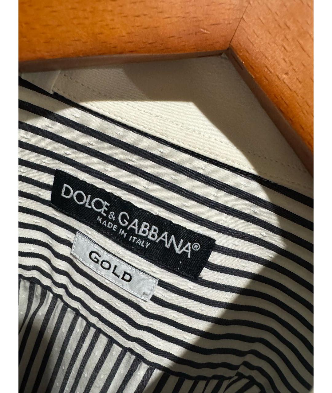 DOLCE&GABBANA Белая хлопковая кэжуал рубашка, фото 2