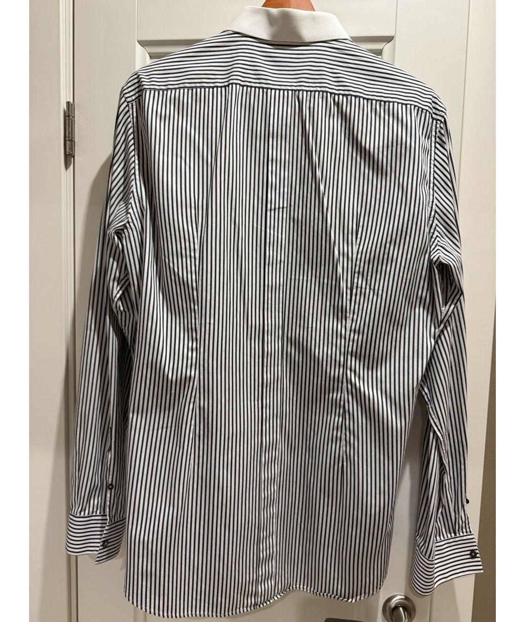 DOLCE&GABBANA Белая хлопковая кэжуал рубашка, фото 4