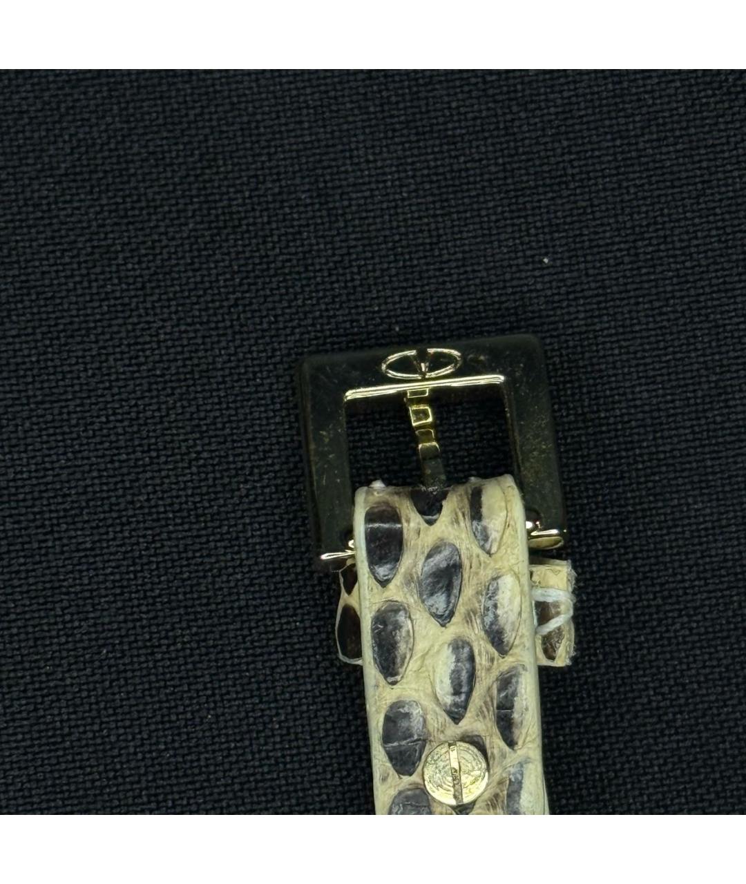 VALENTINO Золотой кожаный браслет, фото 3