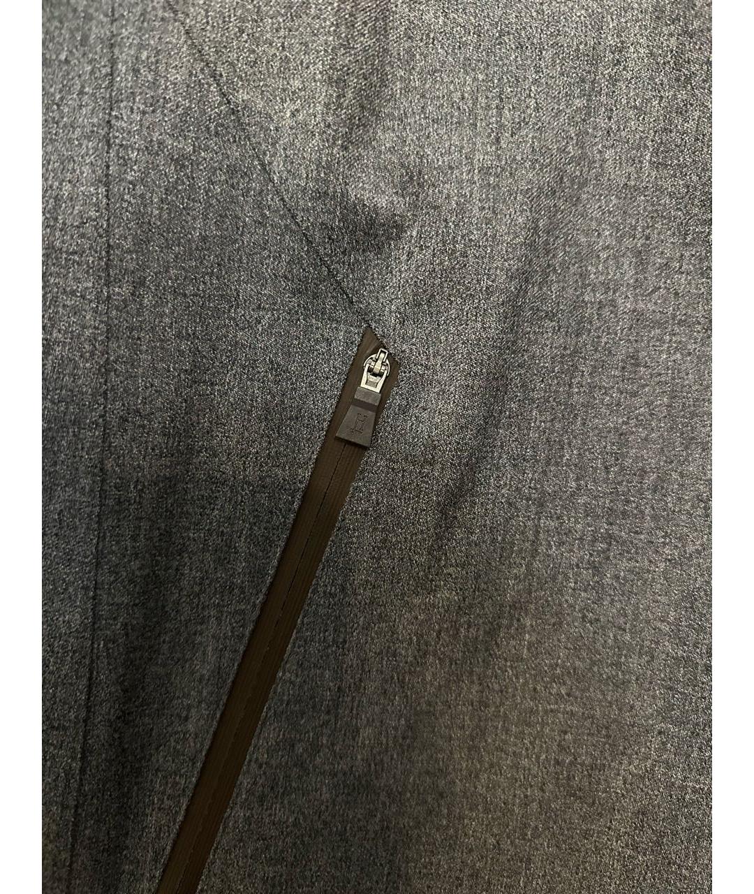 HERNO Серая полиуретановая куртка, фото 6