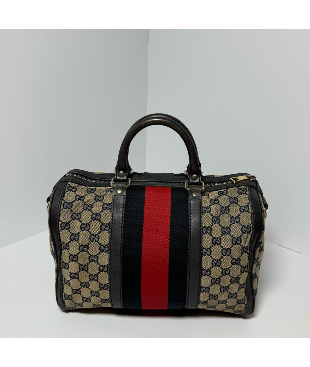 GUCCI Бежевая дорожная/спортивная сумка, фото 2