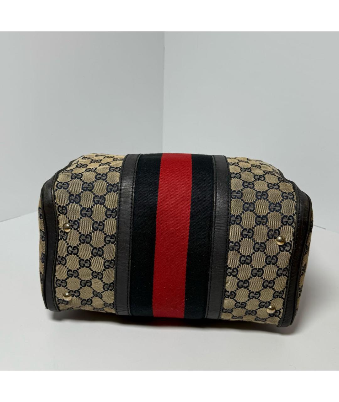 GUCCI Бежевая дорожная/спортивная сумка, фото 5