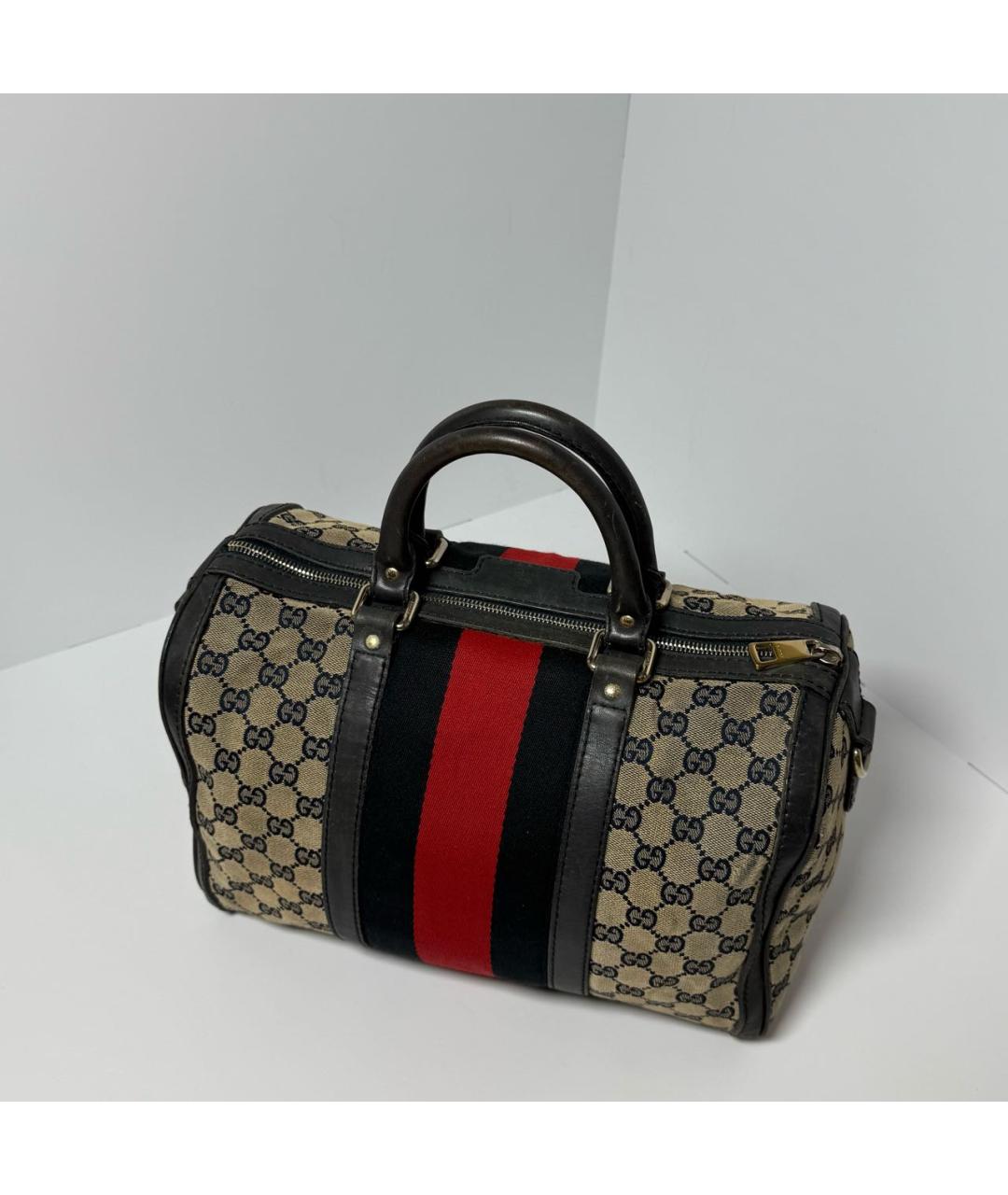 GUCCI Бежевая дорожная/спортивная сумка, фото 4