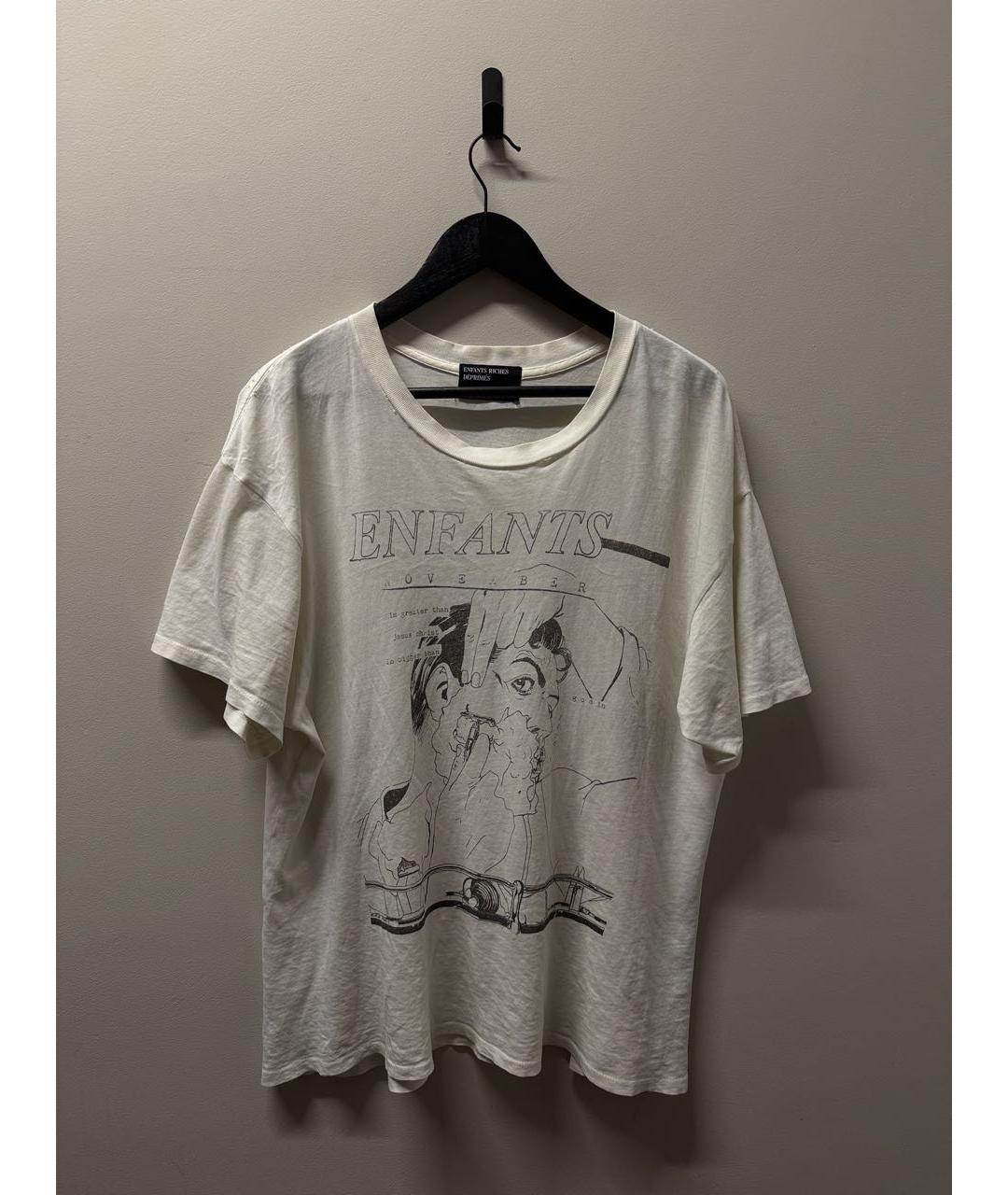 Enfants Riches Déprimés Белая хлопковая футболка, фото 5