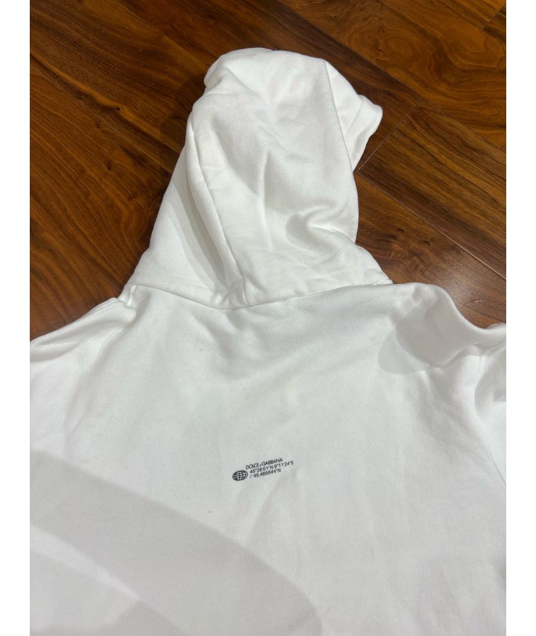 DOLCE&GABBANA Белый хлопковый спортивные костюмы, фото 4