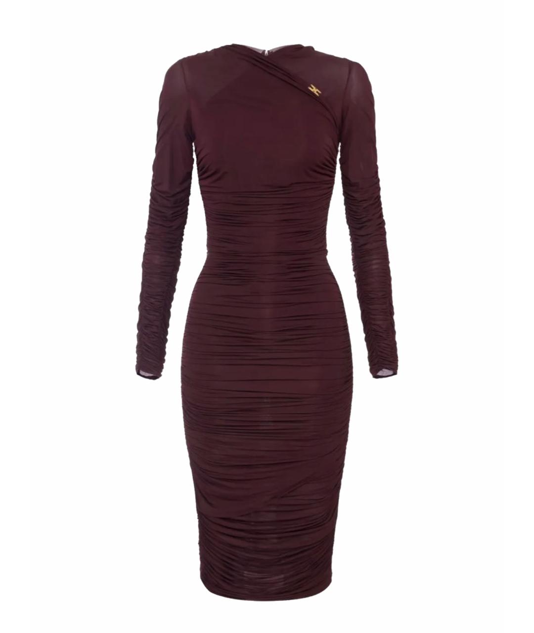 ELISABETTA FRANCHI Бордовое платье, фото 1