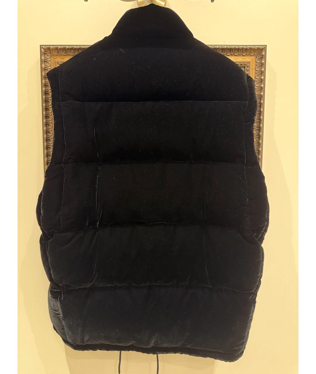 PRADA Черный бархатный пуховик, фото 4