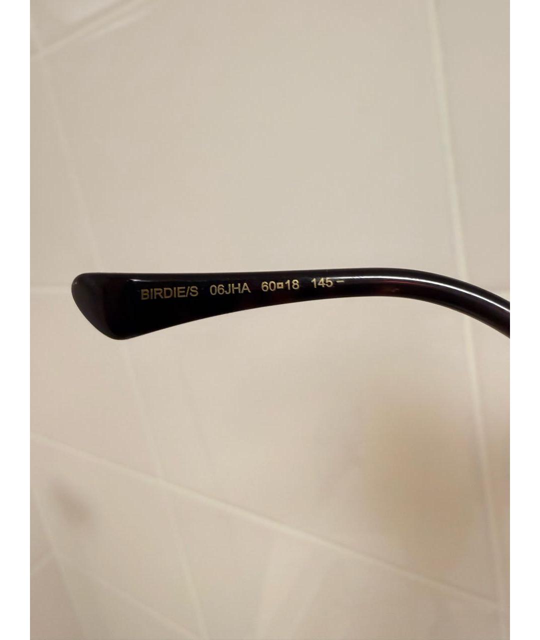 JIMMY CHOO Серые металлические солнцезащитные очки, фото 4