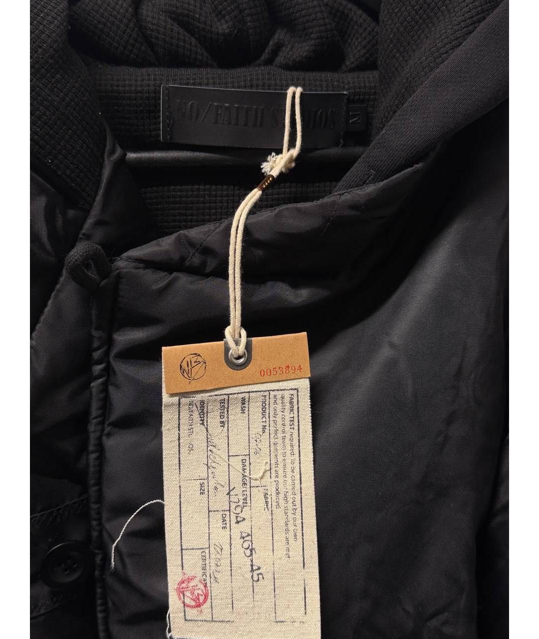 NO/FAITH STUDIOS Черная полиэстеровая куртка, фото 3