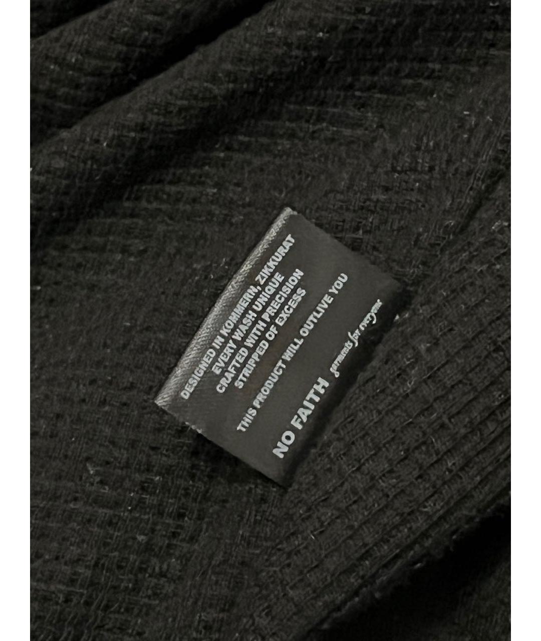 NO/FAITH STUDIOS Черная полиэстеровая куртка, фото 4