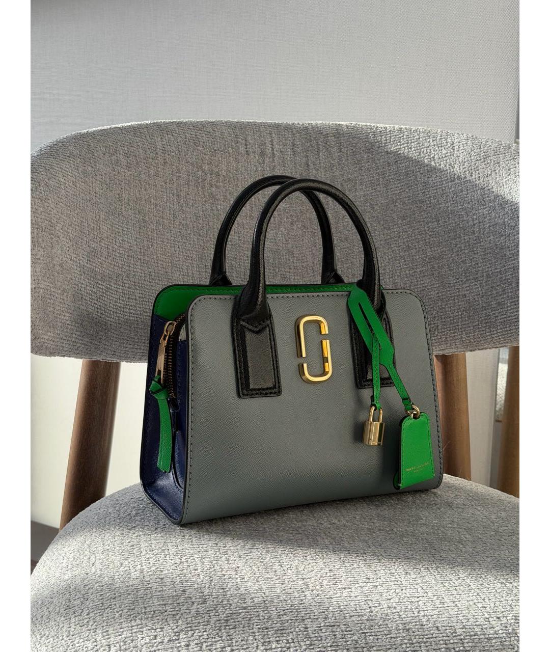 MARC JACOBS Мульти кожаная сумка с короткими ручками, фото 6