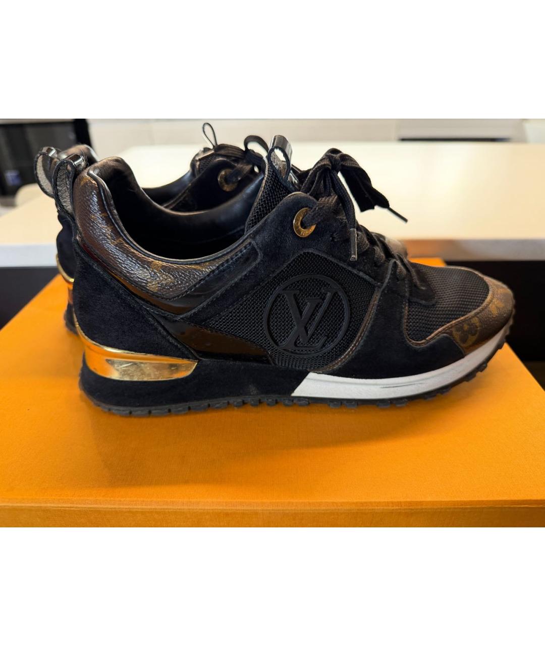 LOUIS VUITTON Черные кроссовки, фото 7
