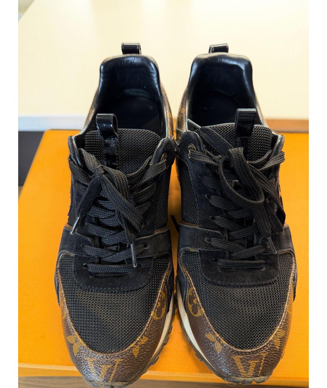 LOUIS VUITTON Черные кроссовки, фото 2