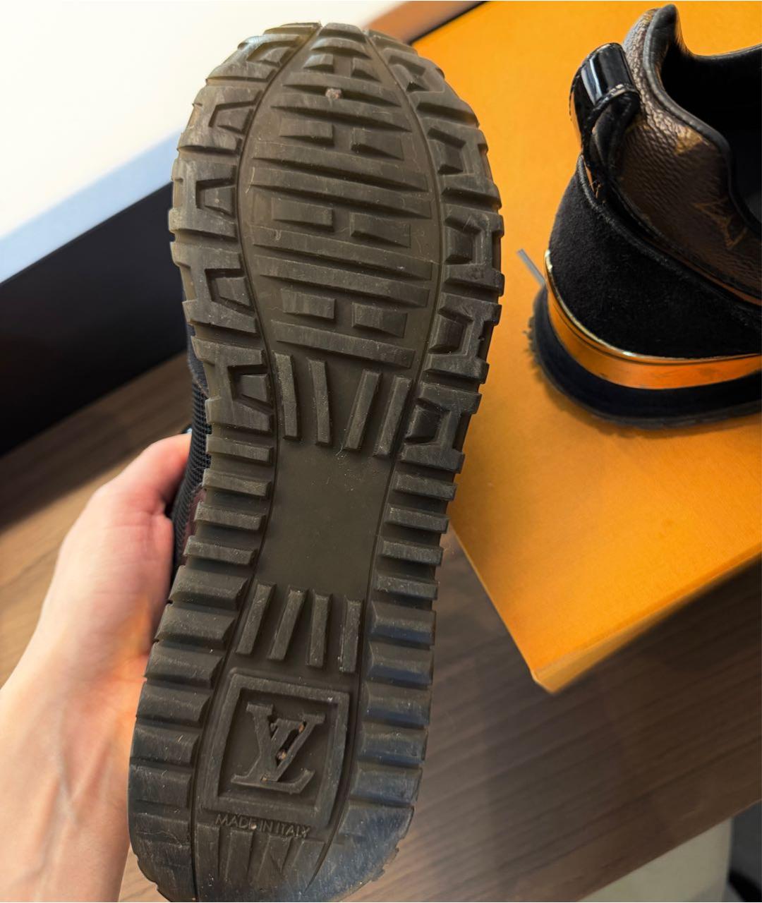 LOUIS VUITTON Черные кроссовки, фото 5
